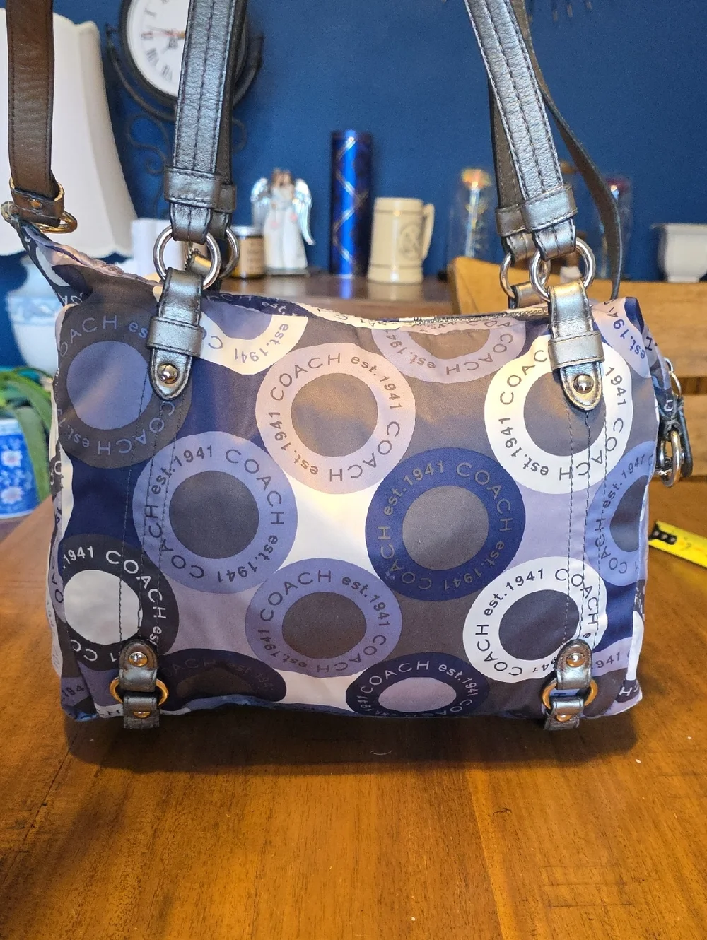 Coach Snaphead Print Sateen Alexandra Satchel